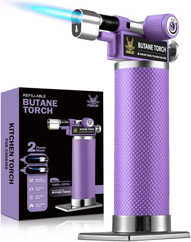 Detalle de RAVS Butane Torch, 2-Flame Soldering Torch ⚡
