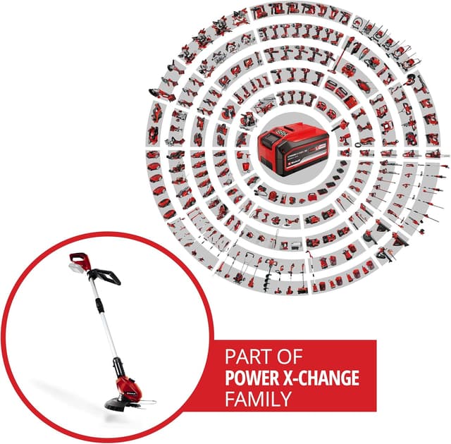 Detalle 2 de Einhell GE-CT 18 Li tagliabordi a batteria Power X-Change (solo utensile) 18V