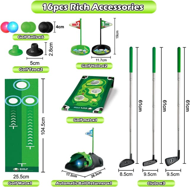 Thumbnail 6 de TERRAMUS set golf enfants 3 en 1