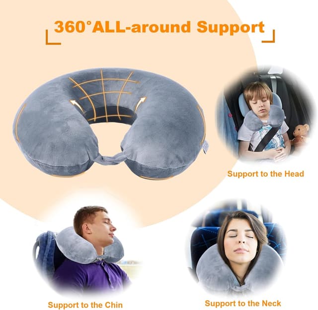 Thumbnail 2 de Far win Travel Pillow 100% memory foam neck pillow 💤