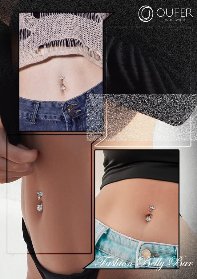 Thumbnail 3 de OUFER 14G Reverse Nombril Acier Chirurgical 12mm