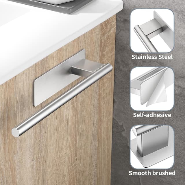 Thumbnail 6 de OETAMS Toallero sin taladro 304 Acero Inoxidable