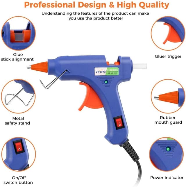 Thumbnail 1 de Dweyka Mini Pistola de Pegamento 20W para manualidades