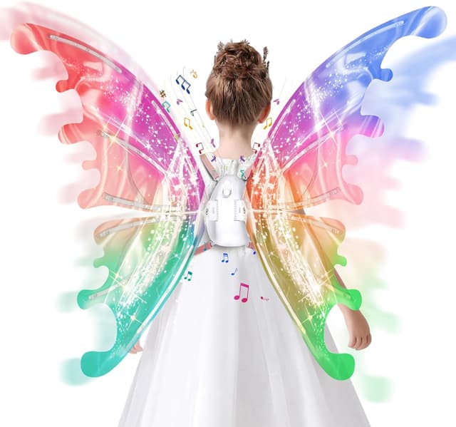 Imagen de maysida Electric Fairy Wings LED light-up wings for girls ๐งโ en OfertitasTOP