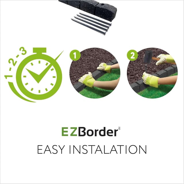 Thumbnail 4 de Flexi Curve Rubber Edging 120cm Grey