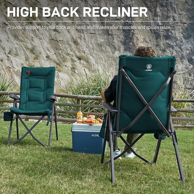 Thumbnail 6 de EVER ADVANCED camping chairs 150kg load