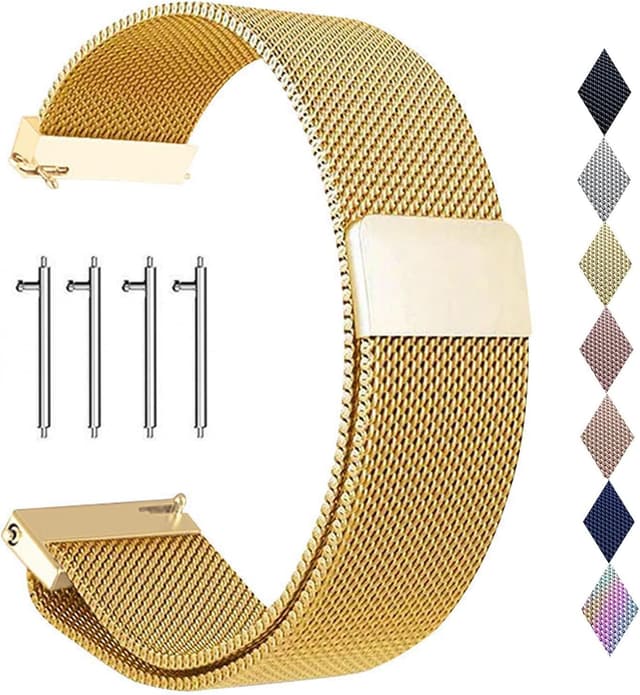 Detalle de Edelstahl Mesh Uhrenarmband mit Magnet