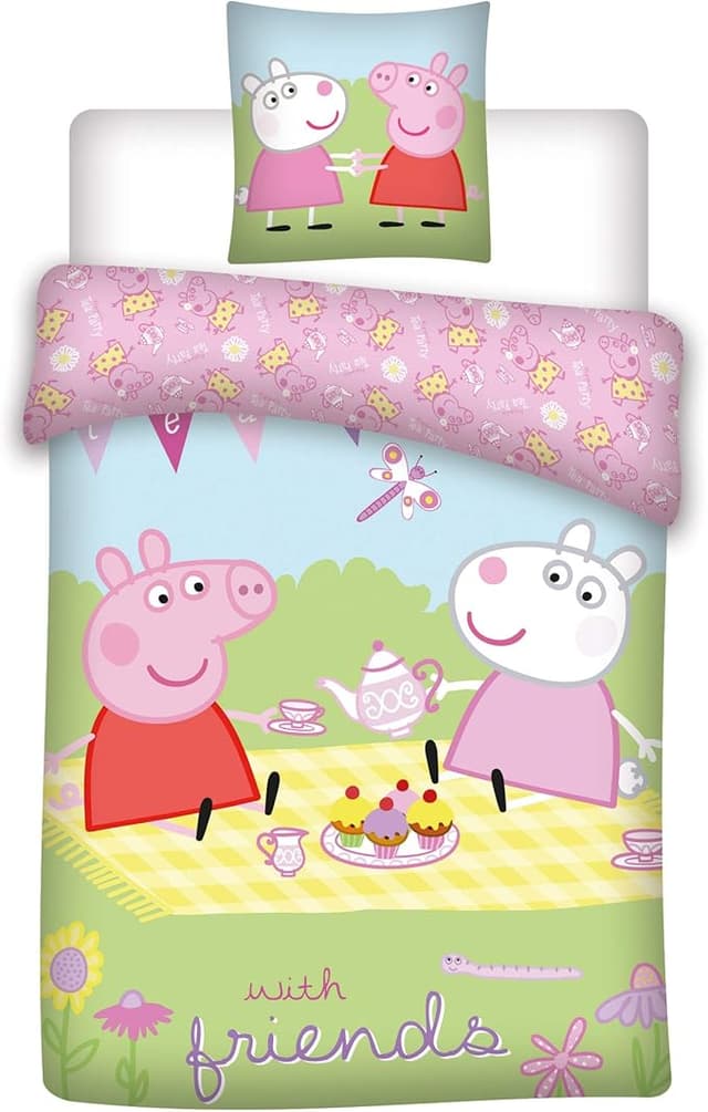 Detalle de Peppa Pig 🐷 Ropa de cama infantil 100% algodón Oeko-Tex