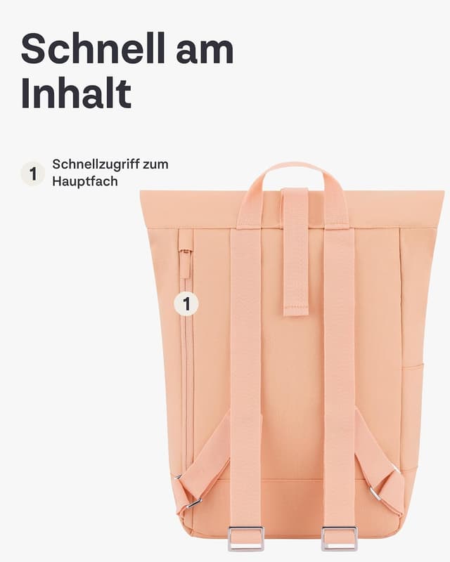 Detalle 2 de Kleiner Rolltop Daypack 12 Zoll