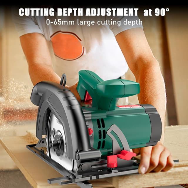 Thumbnail 2 de HYCHIKA Circular Saw 1300W 4500RPM 185mm