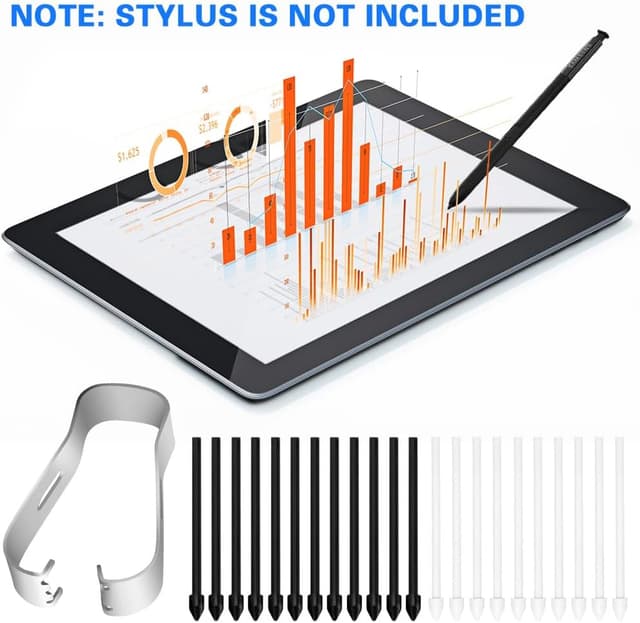 Detalle de flintronic Lot de 22 pointes de stylet tactile de remplacement pour Samsung (S6 à S23 Ultra, Note10/Note20) avec outil