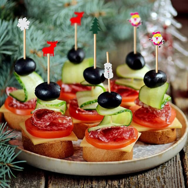 Thumbnail 4 de Bekeify Noël Cocktail Sticks 200 pièces 🍷