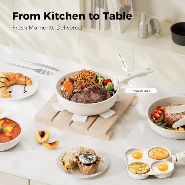 Thumbnail 6 de YASHE batería de cocina antiadherente de 20 piezas