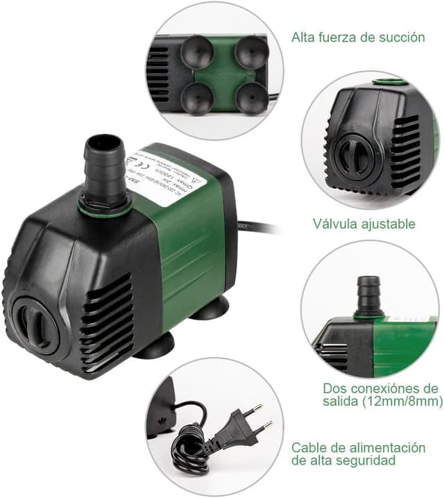 Thumbnail 3 de Homvik Bomba de Agua Sumergible 1500L/H 25W