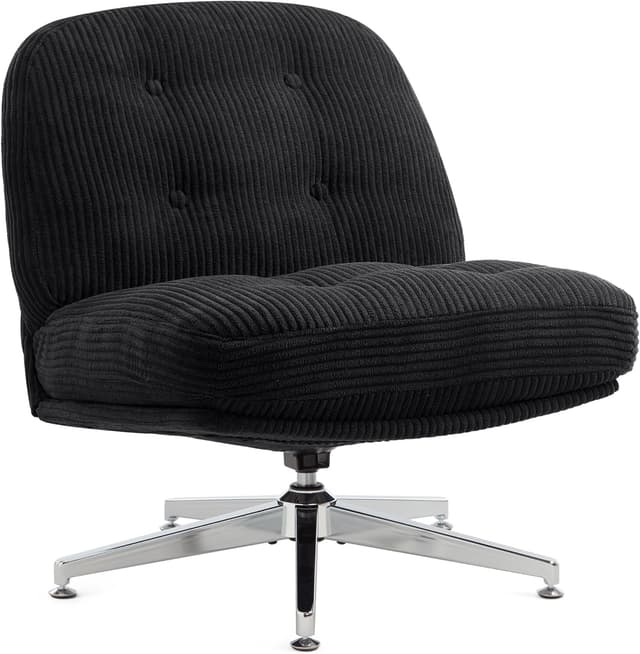 Detalle de IWMH Fauteuil salon moderne en velours noir