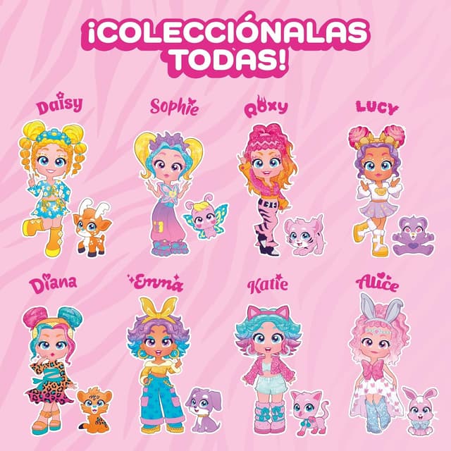 Detalle 2 de KOOKYLOOS Pet Party EMMA 🐶 Muñeca con mascota y accesorios