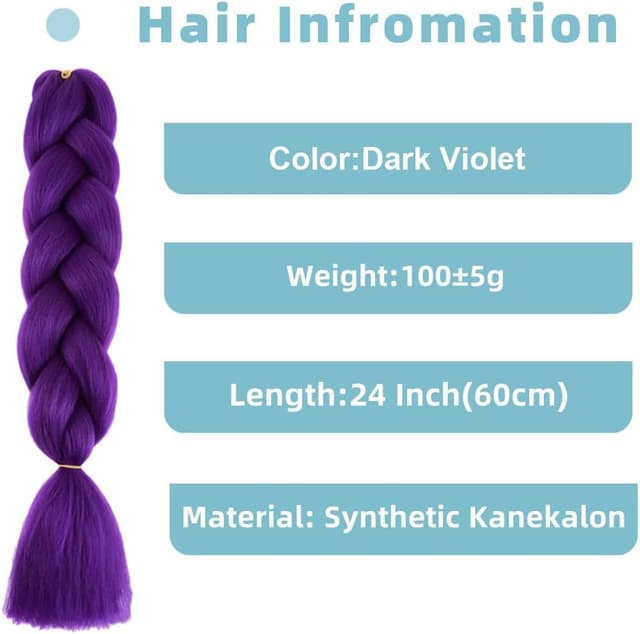 Detalle 2 de jooceebaby Púrpura oscuro 24 pulgadas