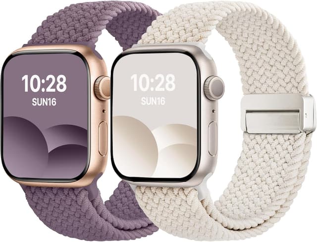 Detalle de Fullmosa Braided Nylon Strap for Apple Watch (Magnetic clasp, 46mm/44mm/45mm/42mm/49mm)