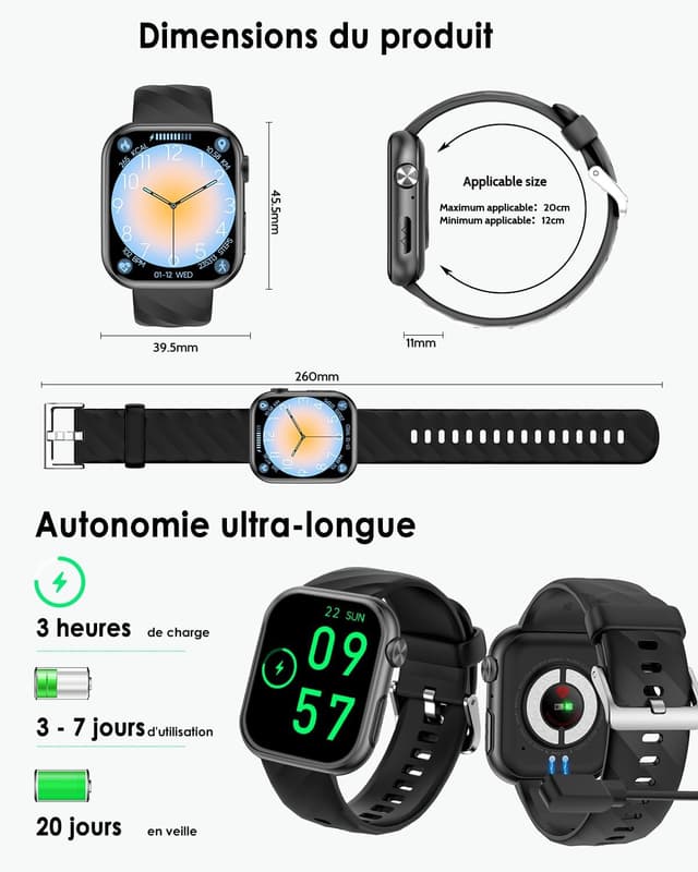 Thumbnail 5 de Lgnitek Montre Connectée 1,97" AMOLED