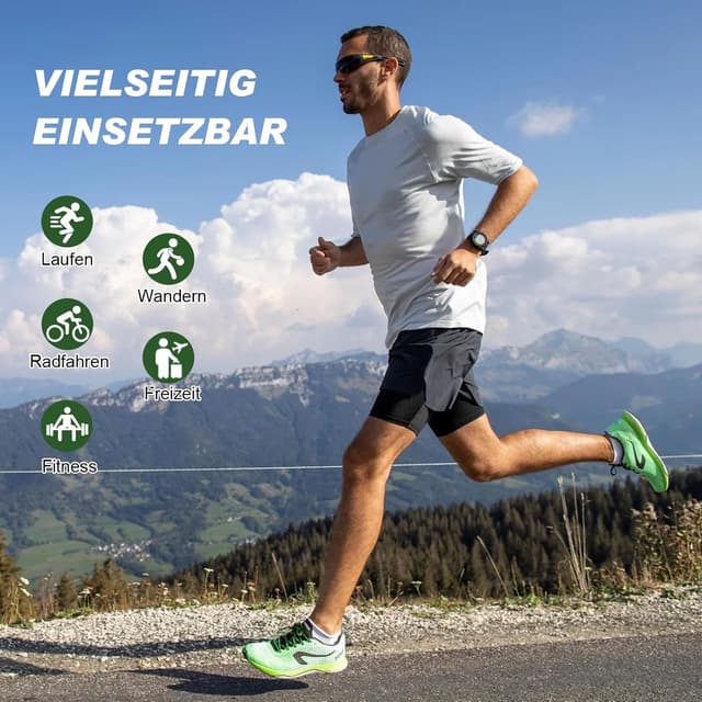 Detalle 2 de Quoboquo lot de chaussettes de sport respirantes en coton (chaussettes courtes, antidérapantes)