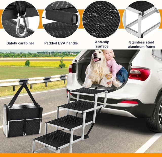 Thumbnail 5 de Snagle Paw Extra Wide Dog Ramp 48.2cm