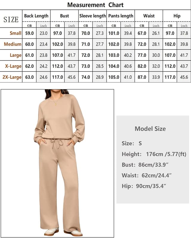 Detalle 2 de Totatuit tuta sportiva da donna in due pezzi con felpa girocollo e pantaloni larghi