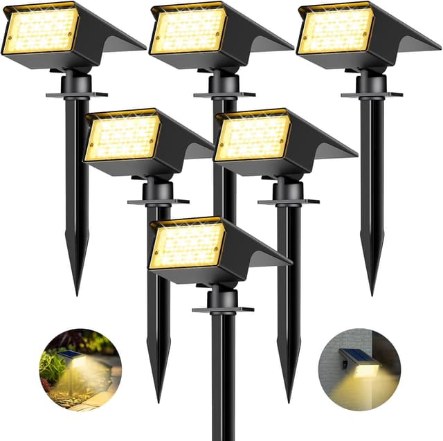 Imagen de kolpop Luces Solares Exterior Jardin 6 Piezas en OfertitasTOP