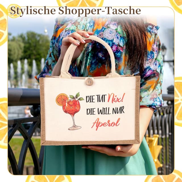 Thumbnail 2 de GADITIEK Aperol Geschenk Tasche 32×22×13 cm