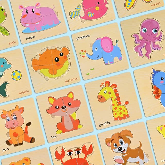 Detalle de GOLDGE Puzzle 16 piezas para 1–5 años