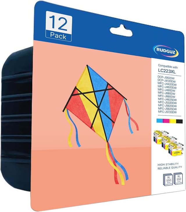 Detalle de RUDGUZ LC223 XL 12er-Pack Patronen 🖨