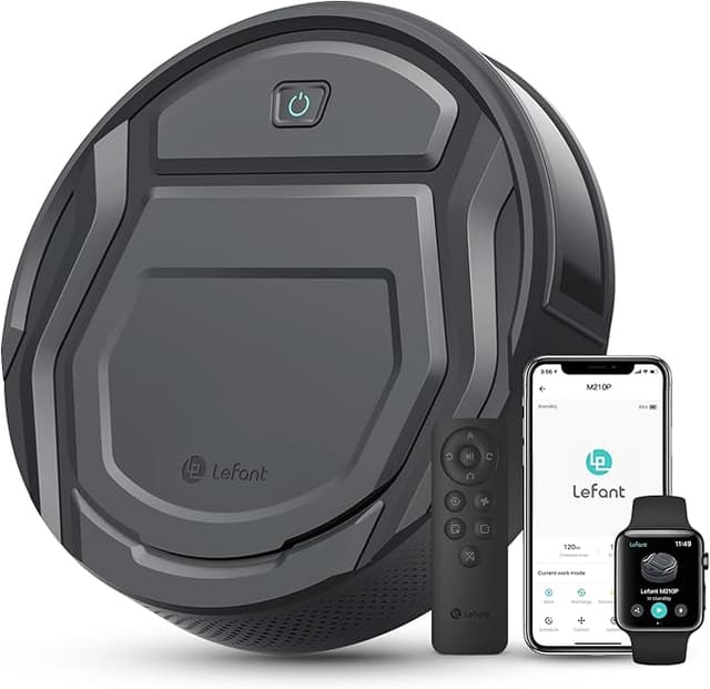 Imagen de LEFANT M210P Robot Aspirador 🚀 2200Pa, Mascotas, Wi-Fi, Gris en OfertitasTOP
