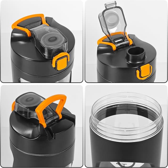 Detalle 2 de mountop Protein Shaker Bottle, 400ml