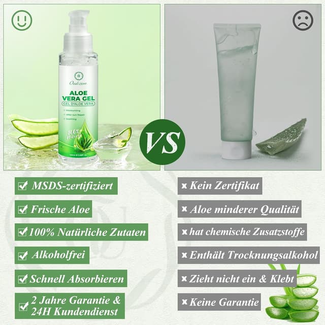 Thumbnail 6 de Aloe Vera Gel Rein Aloe Vera Gel Portable (100 ml) – natürliches After-Sun Gel für trockene, strapazierte Haut