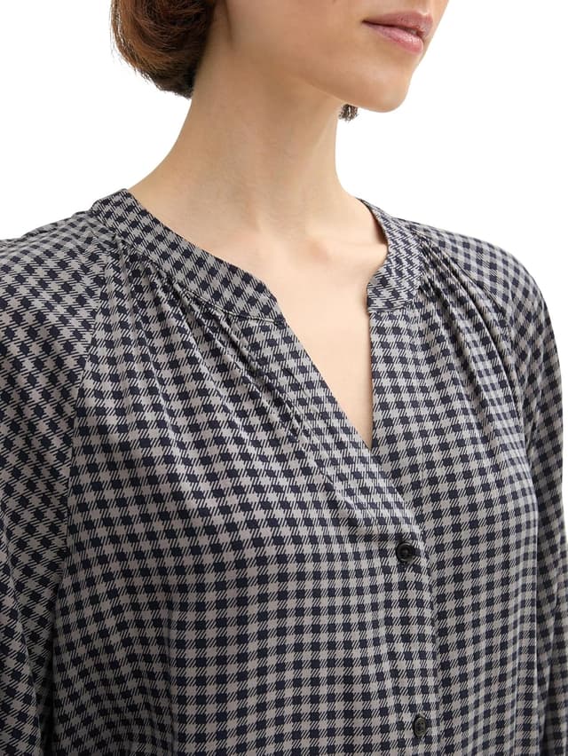 Detalle de Tom Tailor 1043215 Bluse aus Viskose, Loose Fit