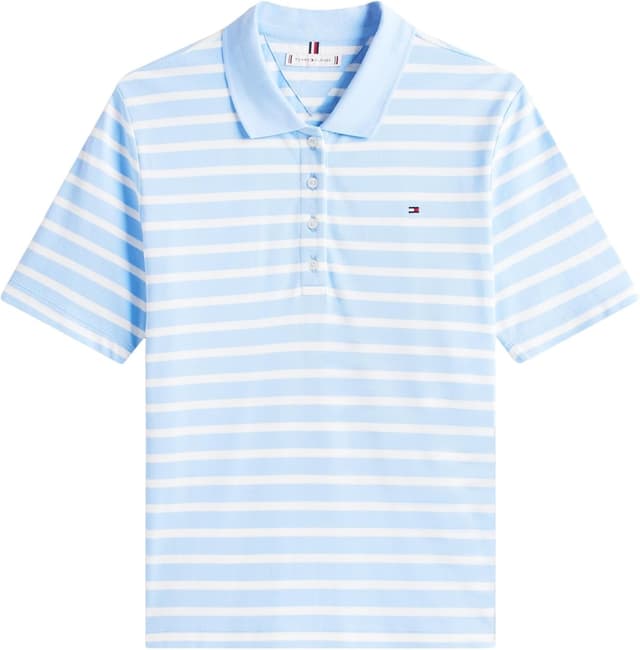 Detalle 2 de Tommy Hilfiger da donna maglietta polo maniche corte 1985 in piqué Regular Fit
