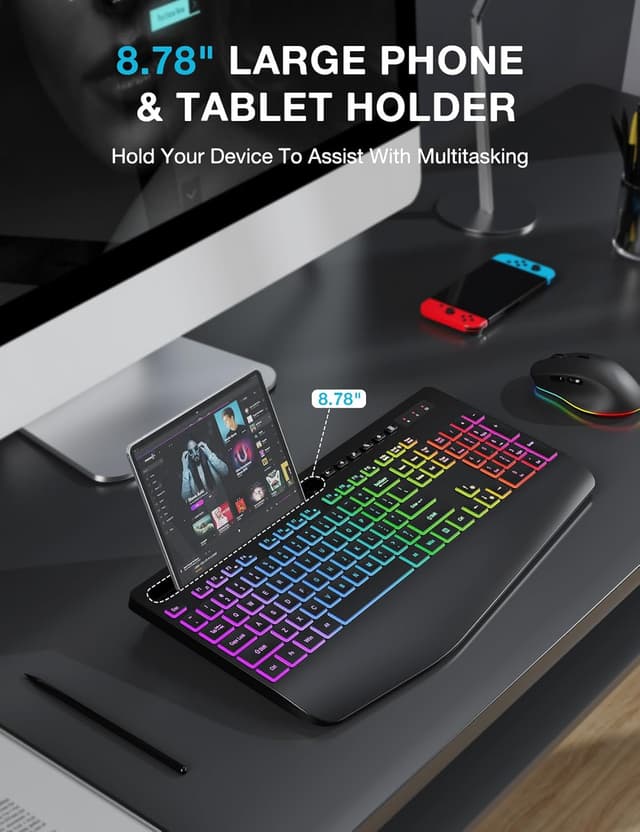 Thumbnail 3 de Wireless Keyboard and Mouse Combo 2.4G 🖱