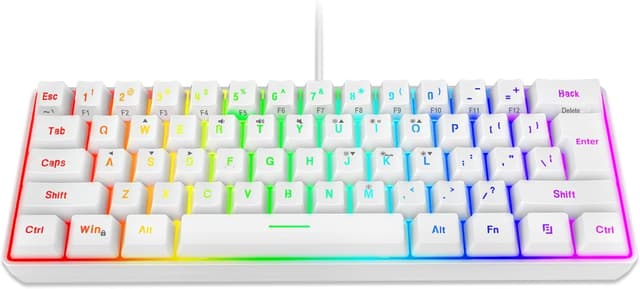 Detalle de Snpurdiri 60 Prozent Gaming Tastatur mit RGB