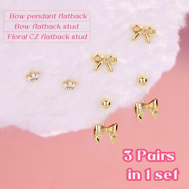 Thumbnail 3 de Bodybonita Schleife Ohrringe Silber 925