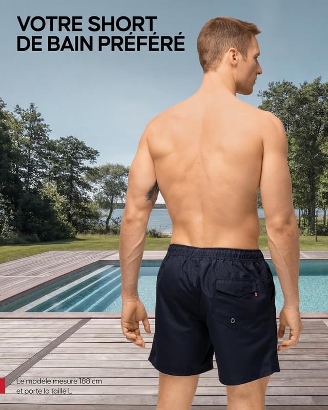Thumbnail 4 de DANISH ENDURANCE Short de bain léger 100% polyester