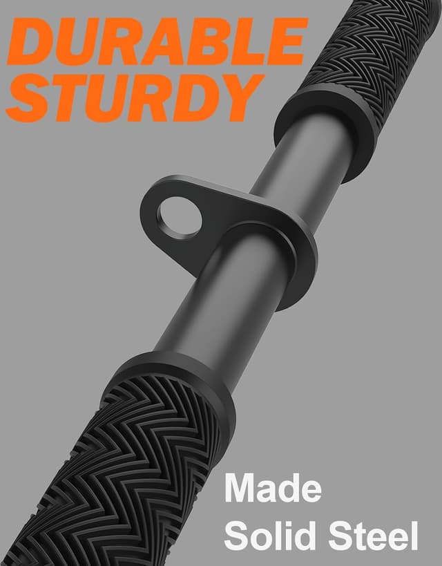 Thumbnail 6 de Fitarc Straight Bar Cable Attachment – Non-Slip Triceps & Lat Pull Down Bar for Home Gym