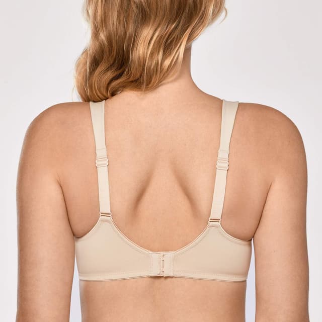 Detalle 2 de DELIMIRA Femme soutien-gorge minimiseur grande taille à armatures et maintien, tasse lisse