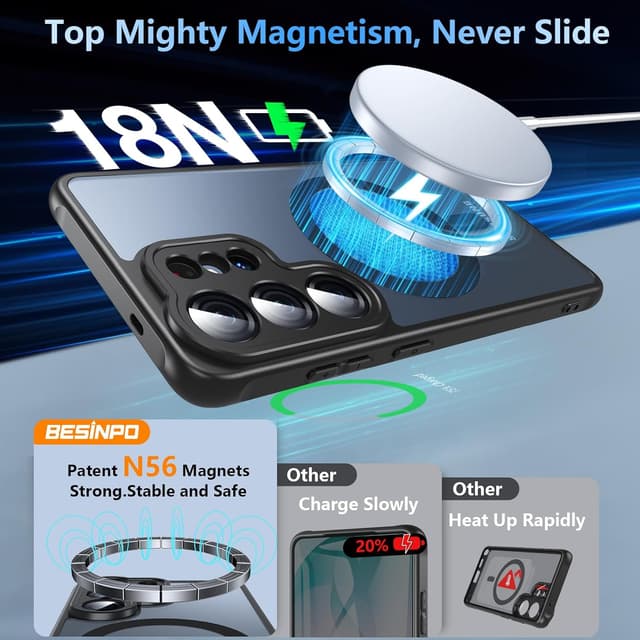 Thumbnail 1 de BESINPO Magnetic Case for Galaxy S26 Ultra