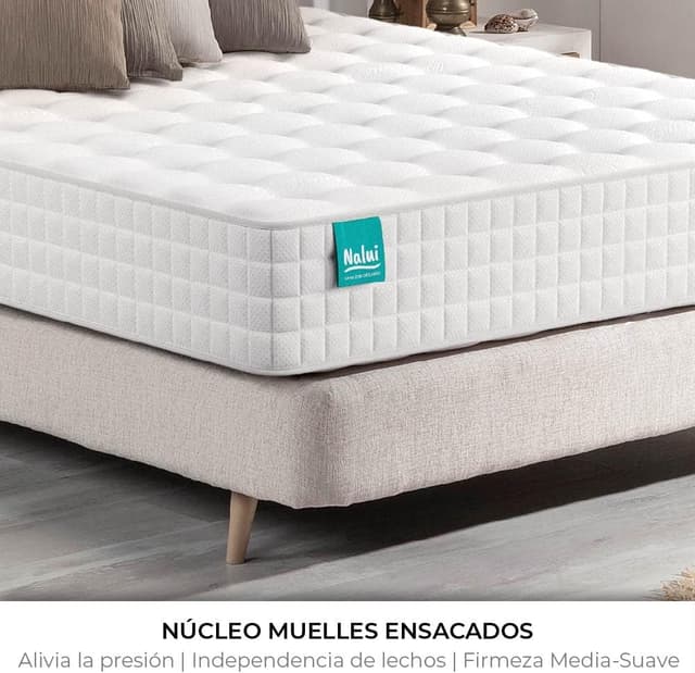 Thumbnail 6 de NALUI Galana 120x200 Colchón viscoelástico con muelles