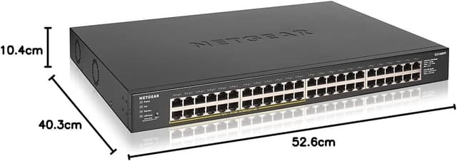 Thumbnail 6 de NETGEAR Switch PoE Unmanaged GS348PP da 48 porte Gigabit con 24 PoE+ e budget 380W