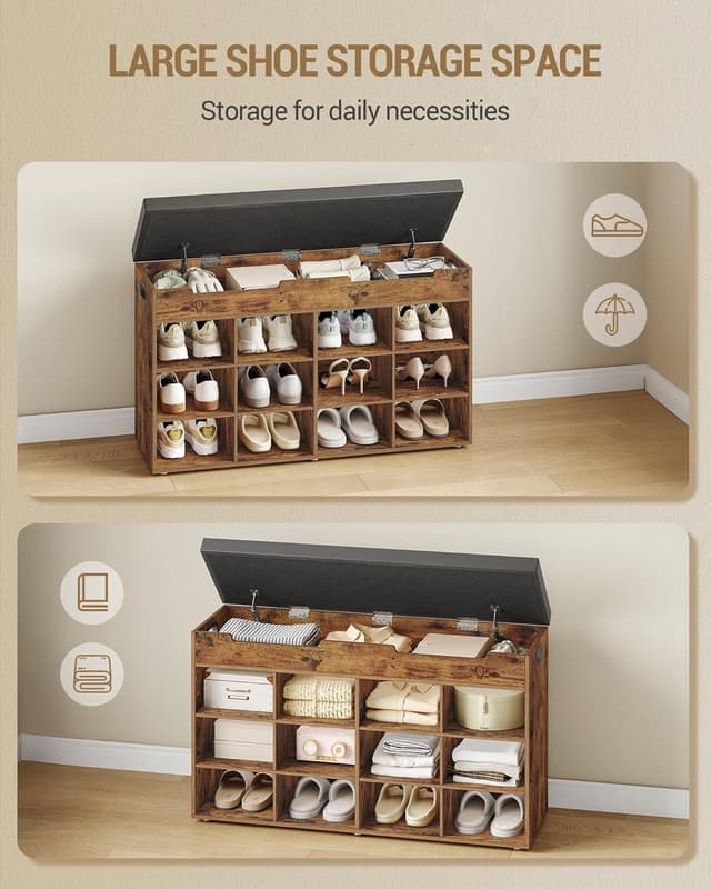 Thumbnail 3 de Hzuaneri SB53501GY Banc à Chaussures