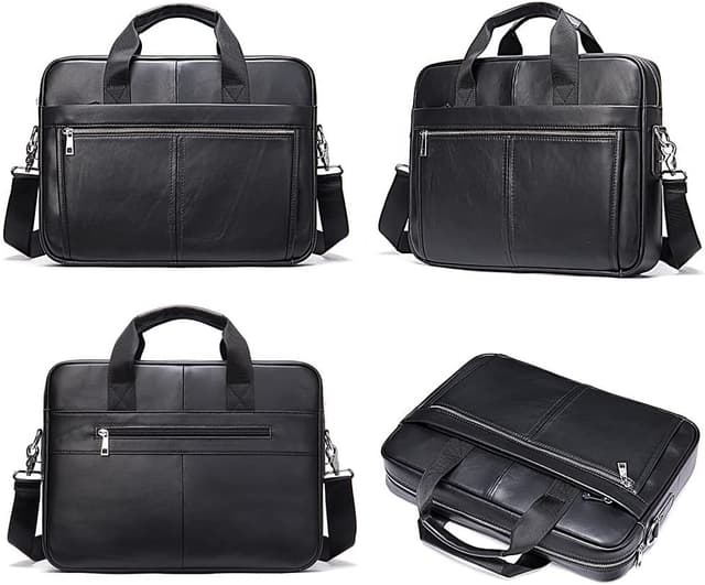 Detalle 2 de SPAHER B015 mallette 15,6 pouces en cuir