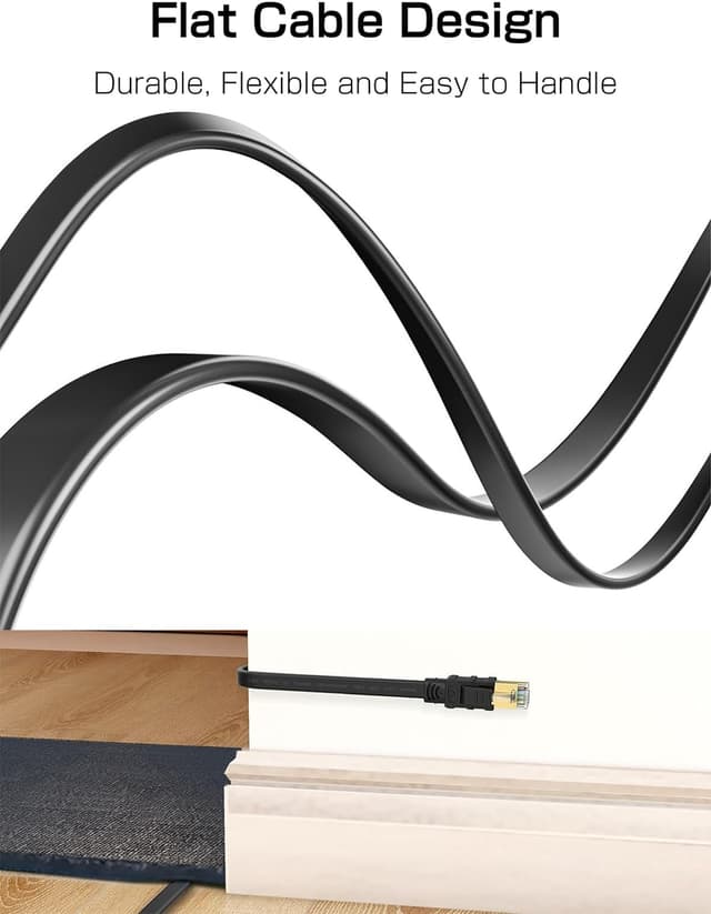 Thumbnail 4 de Senetem Cat 8 100FT Ethernet Cable