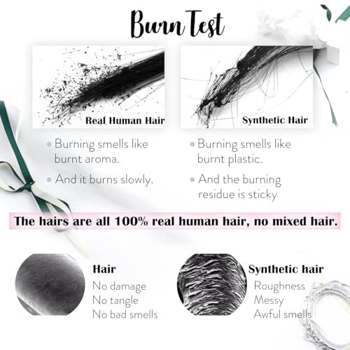 Thumbnail 4 de Moresoo extension cheveux naturel froid ombre noir argenté 50 mèche 35 cm ⚙