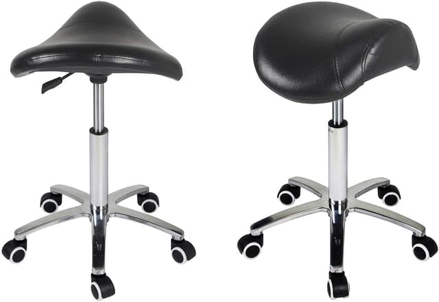 Detalle de Antlu saddle stool rolling chair, 400 lb