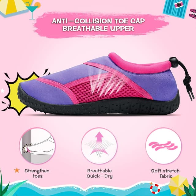 Detalle 1 de HKR Kids water shoes socks aqua